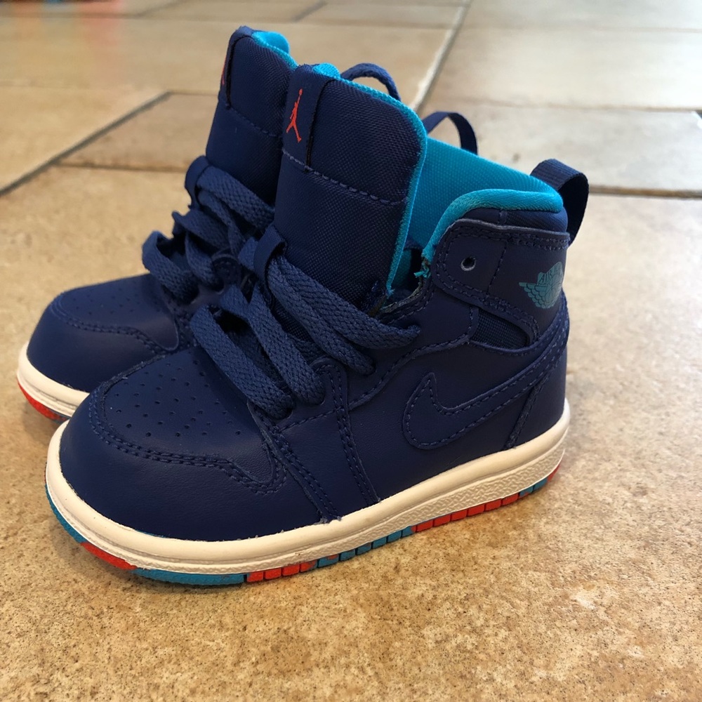 Kids Nike Air Jordan’s, Size 5C, Blue, Brand New